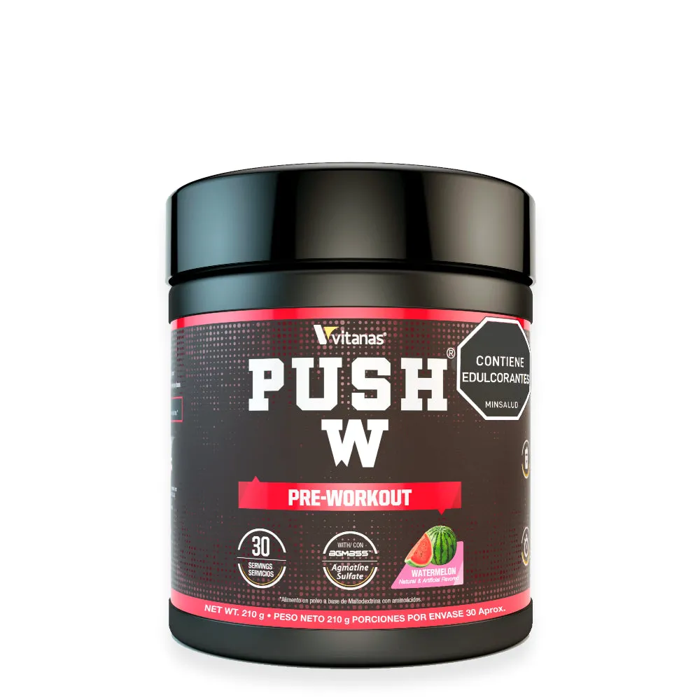 Push W Pre-Workout Vitanas