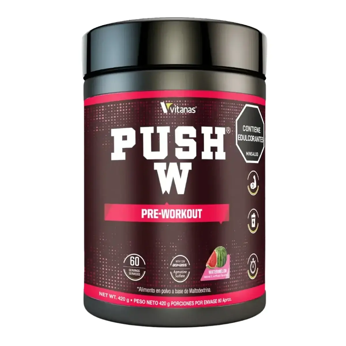 Push W Pre-Workout Vitanas