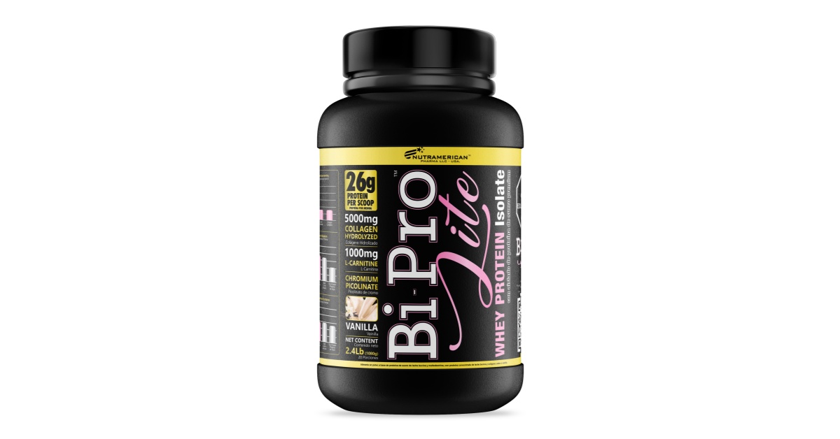 BIPRO LITE NUTRAMERICAN PHARMA UPS 2,4 LB