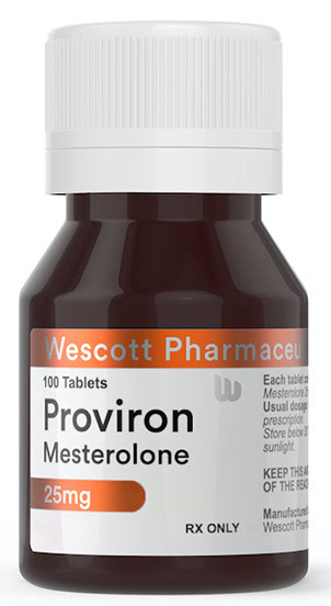 PROVIRON  25 MG 100 TABLETAS