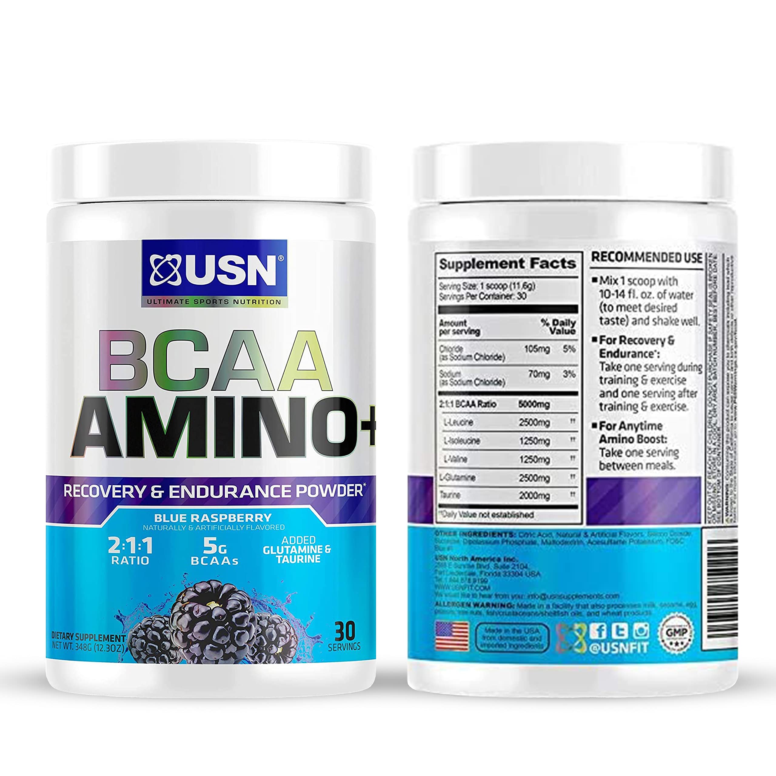 BCAA AMINO+ USN LABS 30 SERV