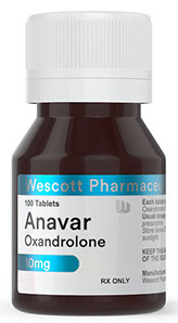 ANAVAR 10 MG 100 TABLETAS