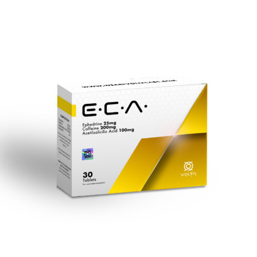 ECA (EFEDRINA, CAFEÍNA, ASPIRINA) VOLTA LABS 30 TABL