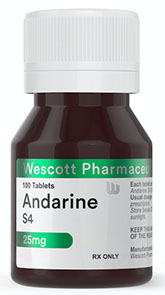 ANDARINE 25 MG 100 TABLETAS