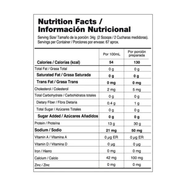 ISOLATE GOURMET VITANAS 5 LB