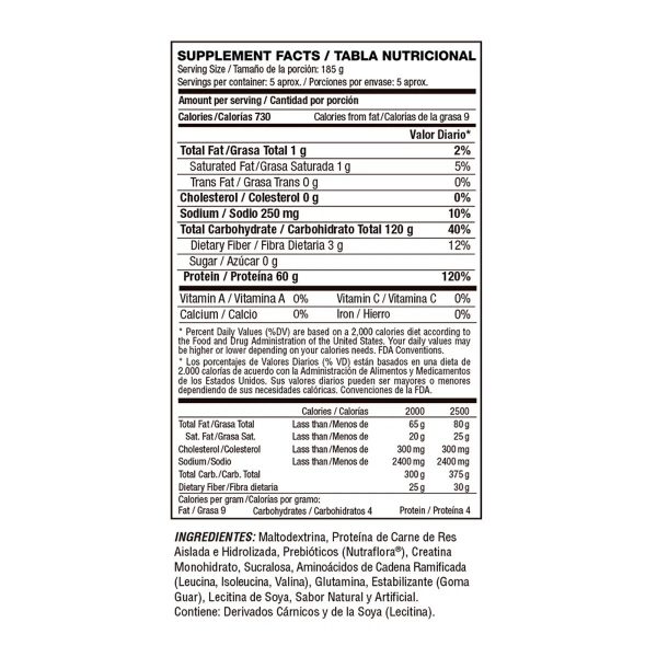 BEEF MASS VITANAS 2 LB