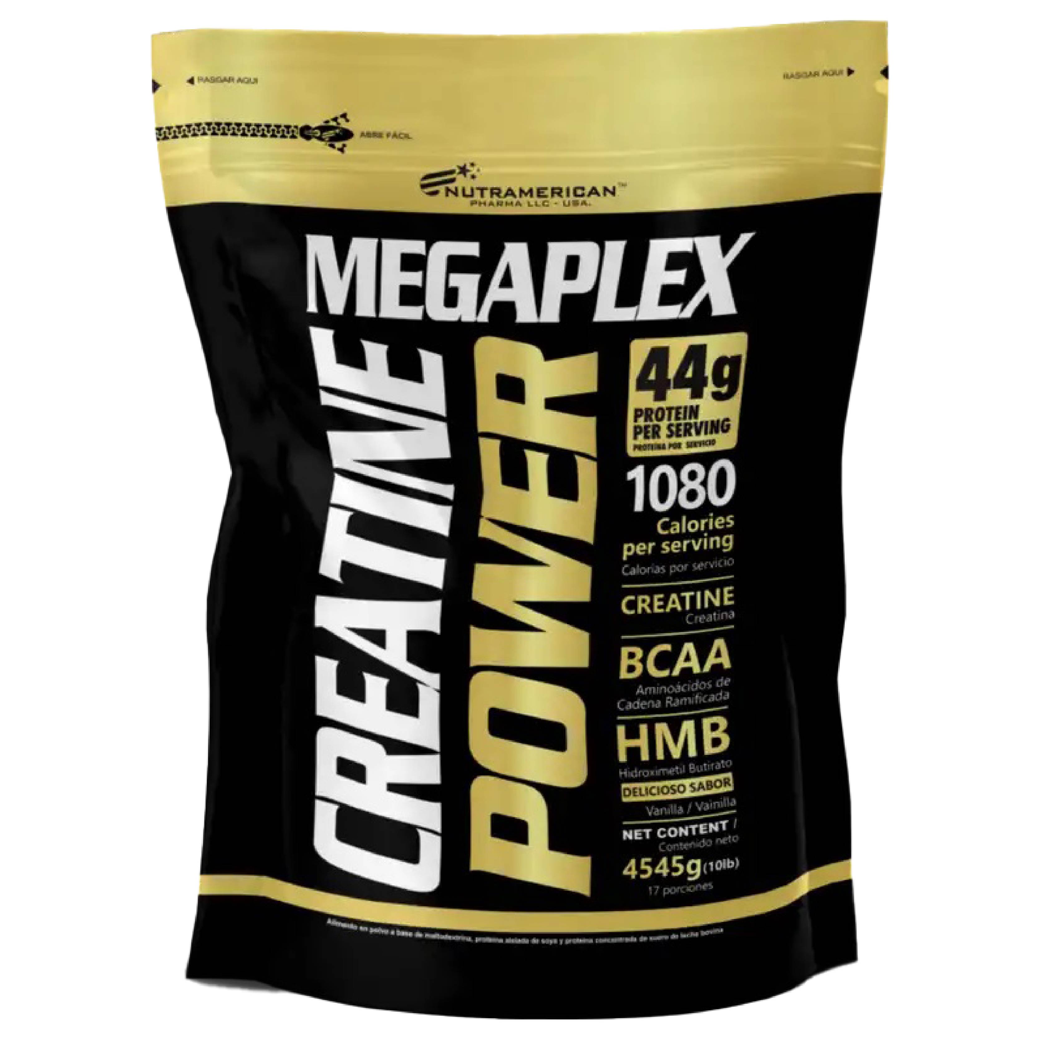 MEGAPLEX CREATINE POWER NUTRAMERICAN PHARMA UPS