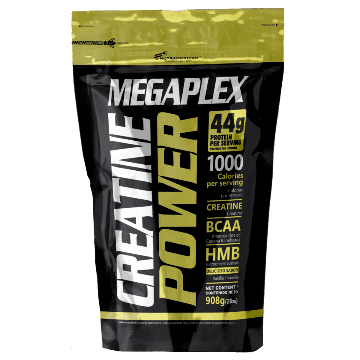 MEGAPLEX CREATINE POWER NUTRAMERICAN PHARMA UPS