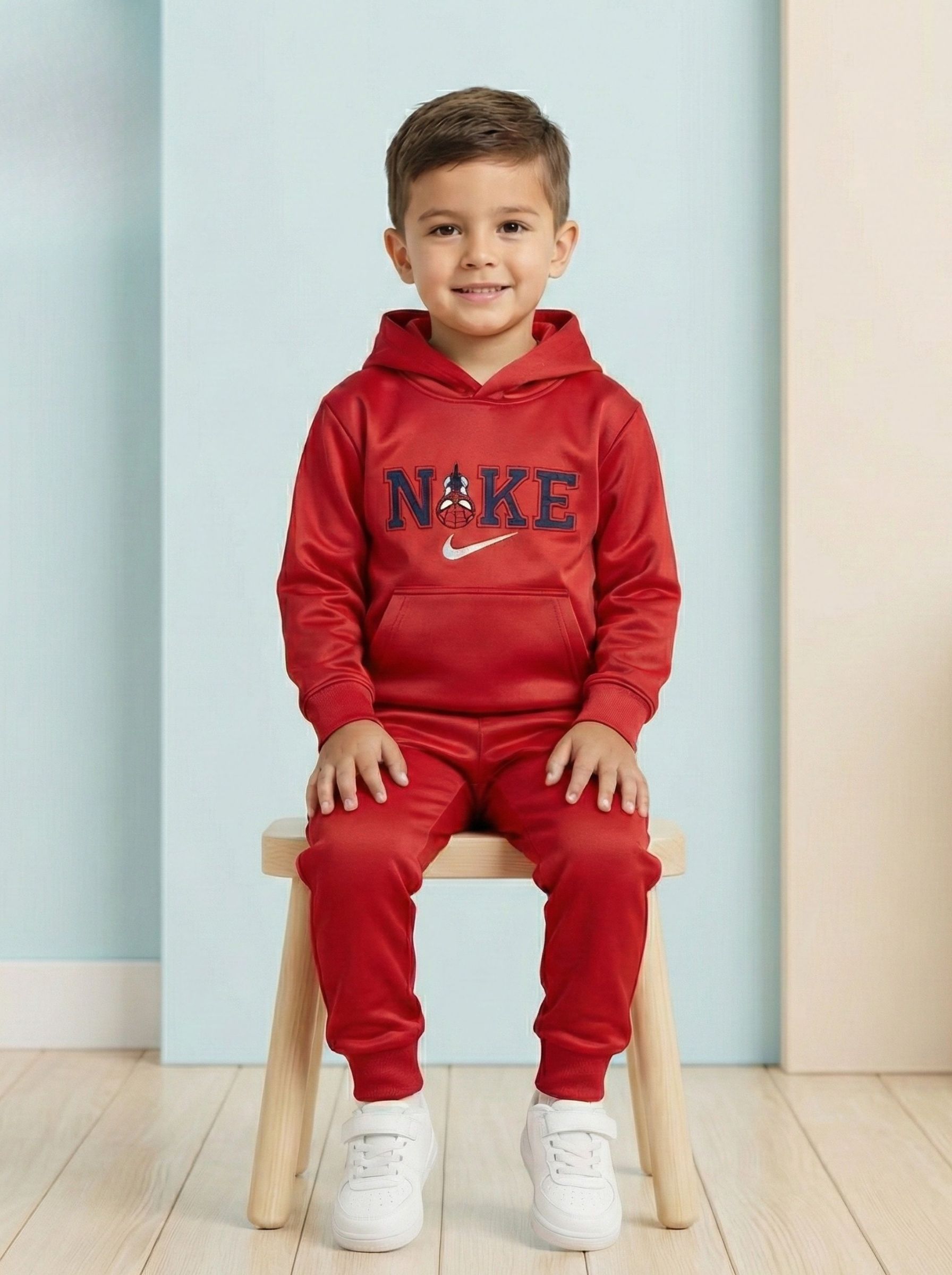 Red Hoodie and trouser Set