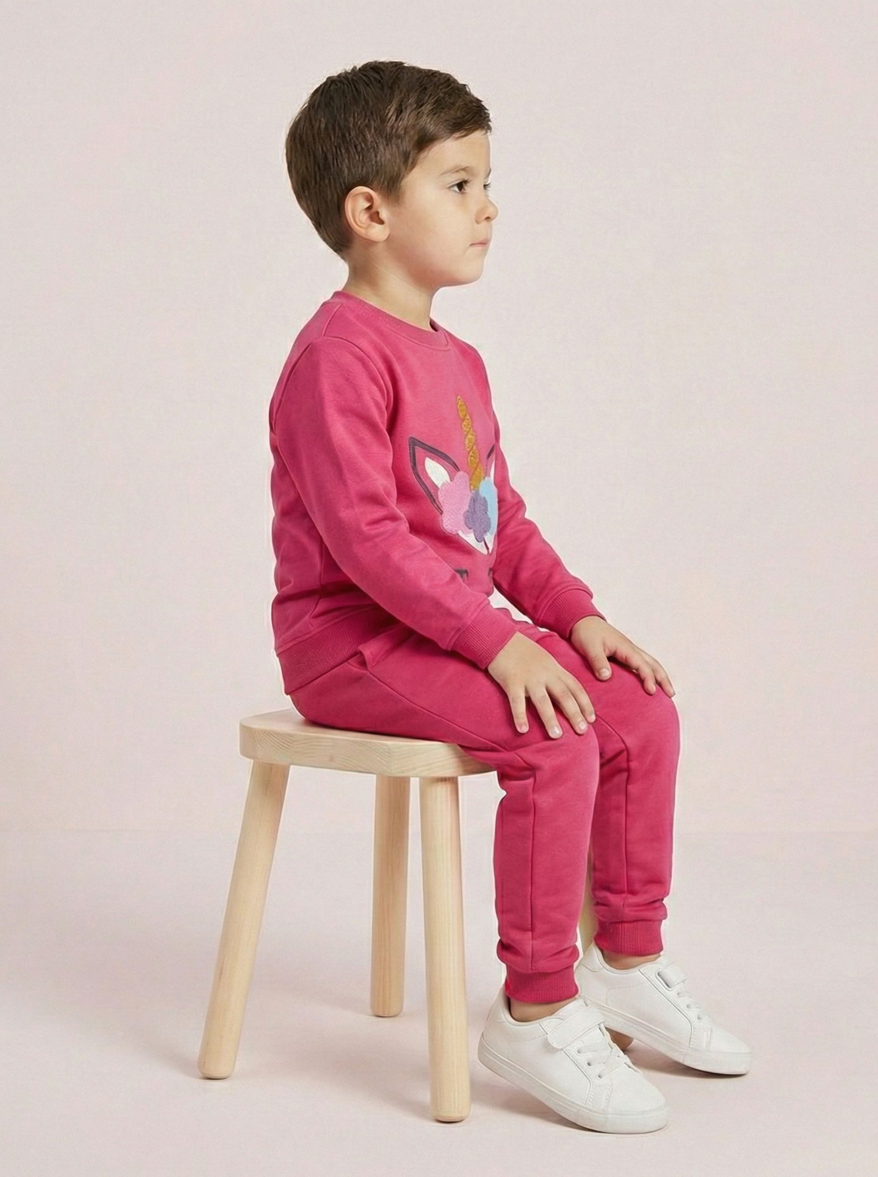 Fun Face Design Shirt & Trouser Set