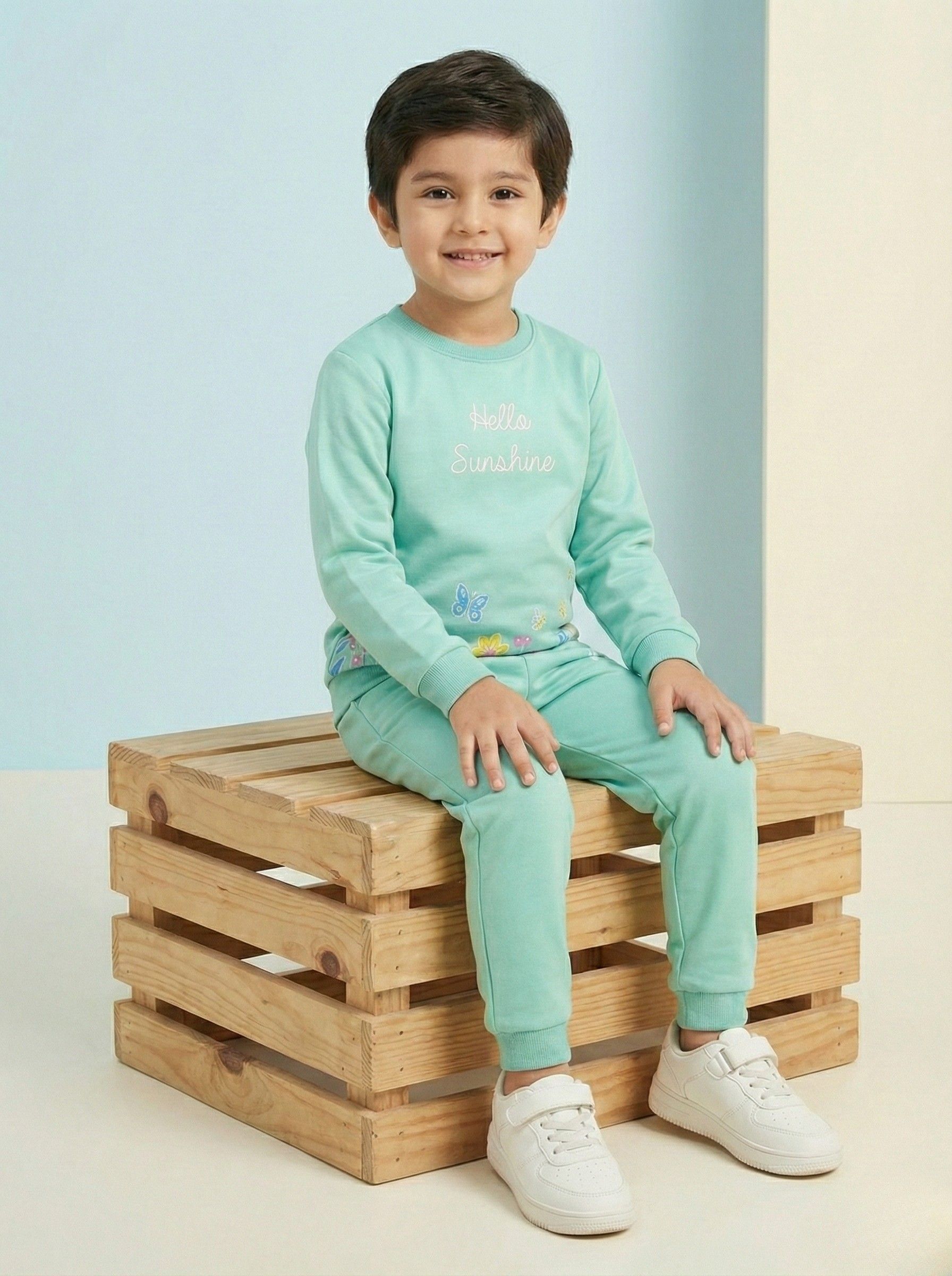 Mint Green Kids Tracksuit