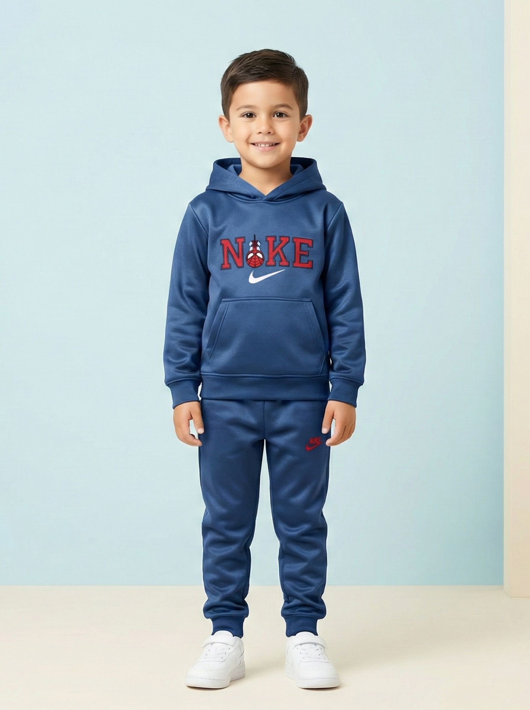Blue Kids Sports Tracksuit