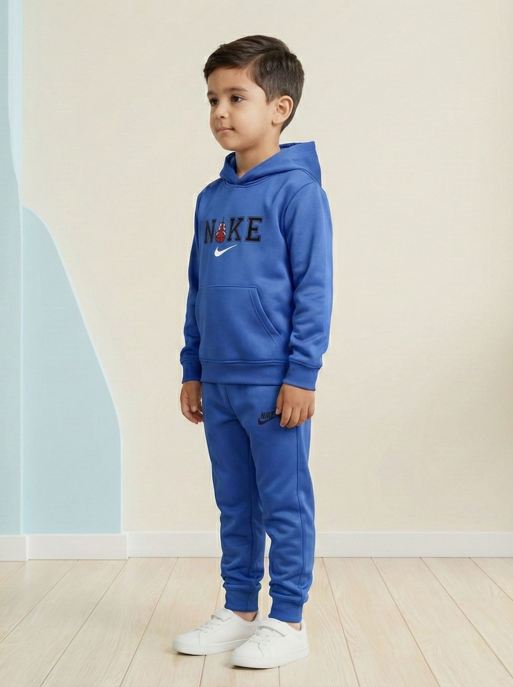 Light Blue Nike Logo Tracksuit