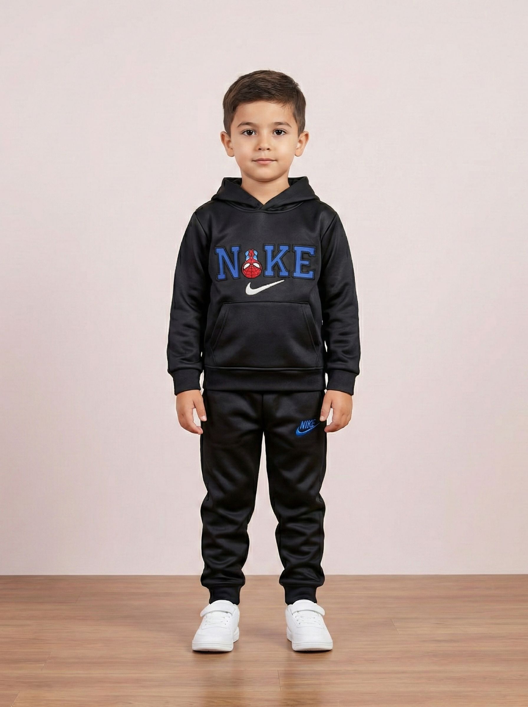 Child's Black Hoodie Set