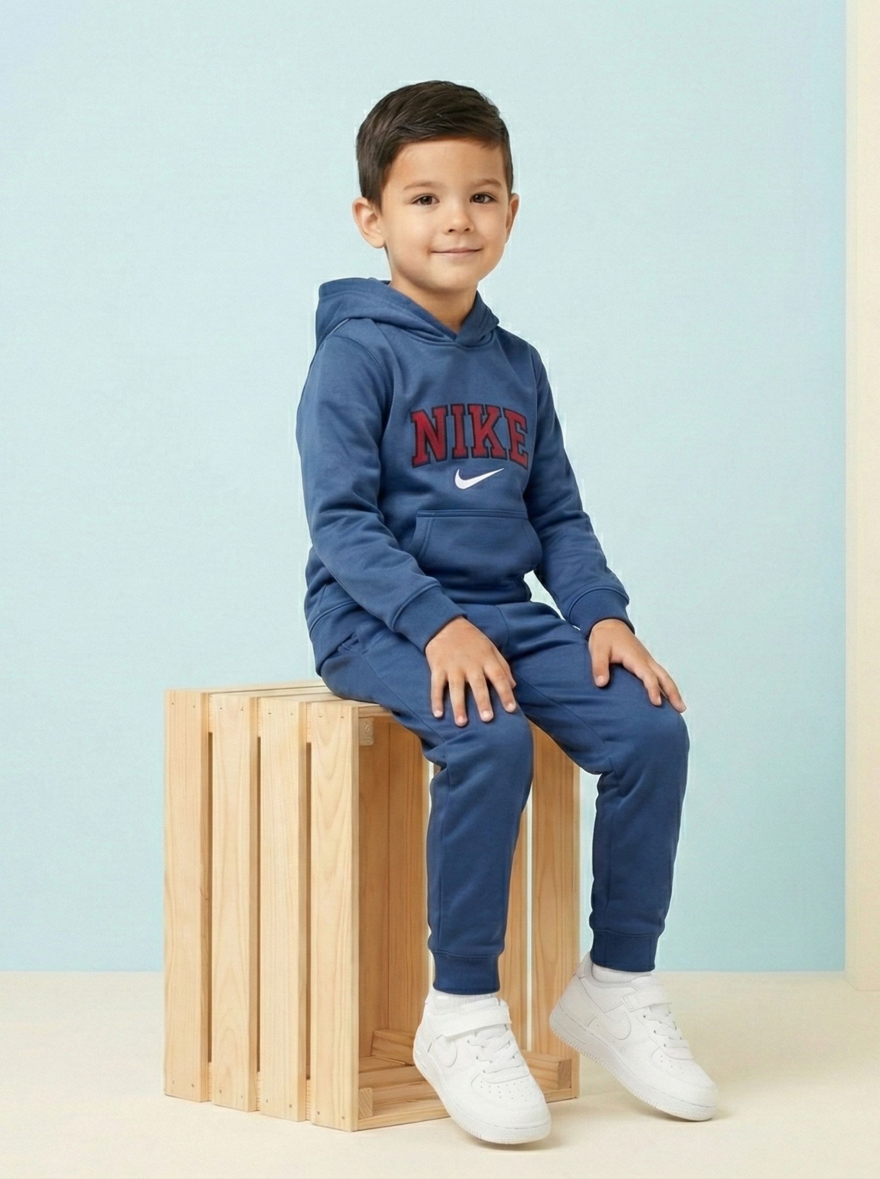 Blue Kids Sports Tracksuit