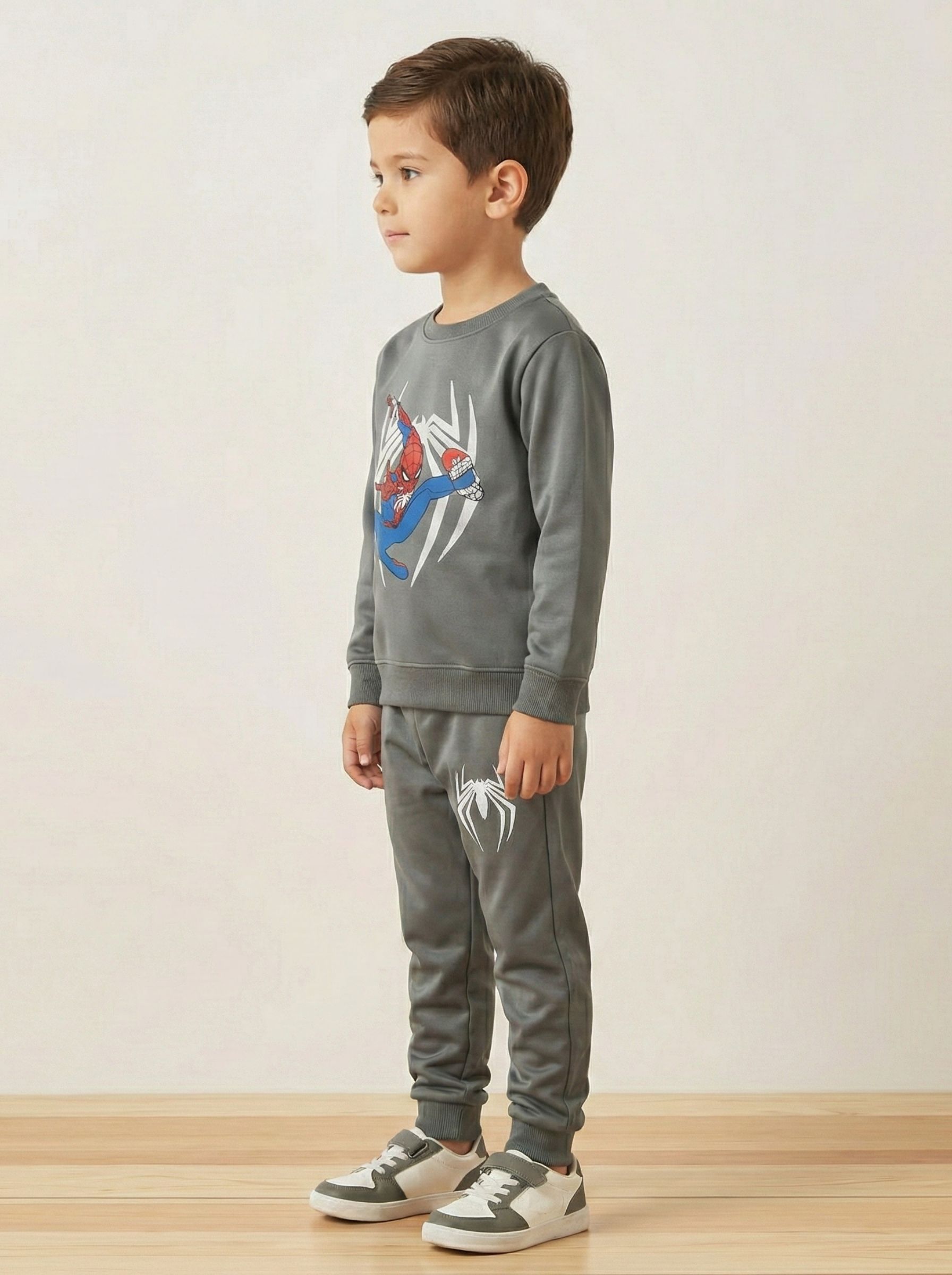 Spider-Man Shirt & Trouser Set Shiny Grey