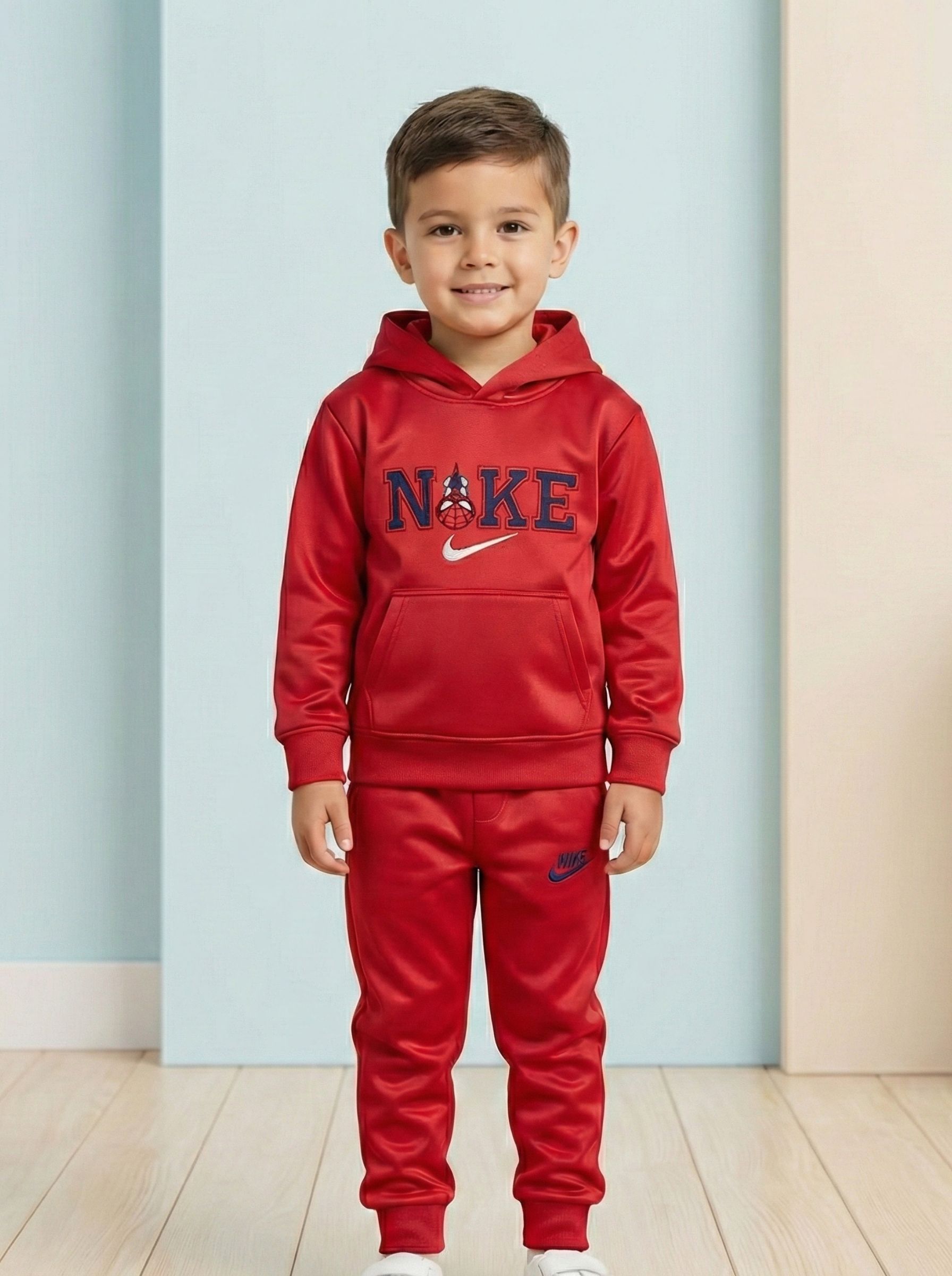Red Hoodie and trouser Set