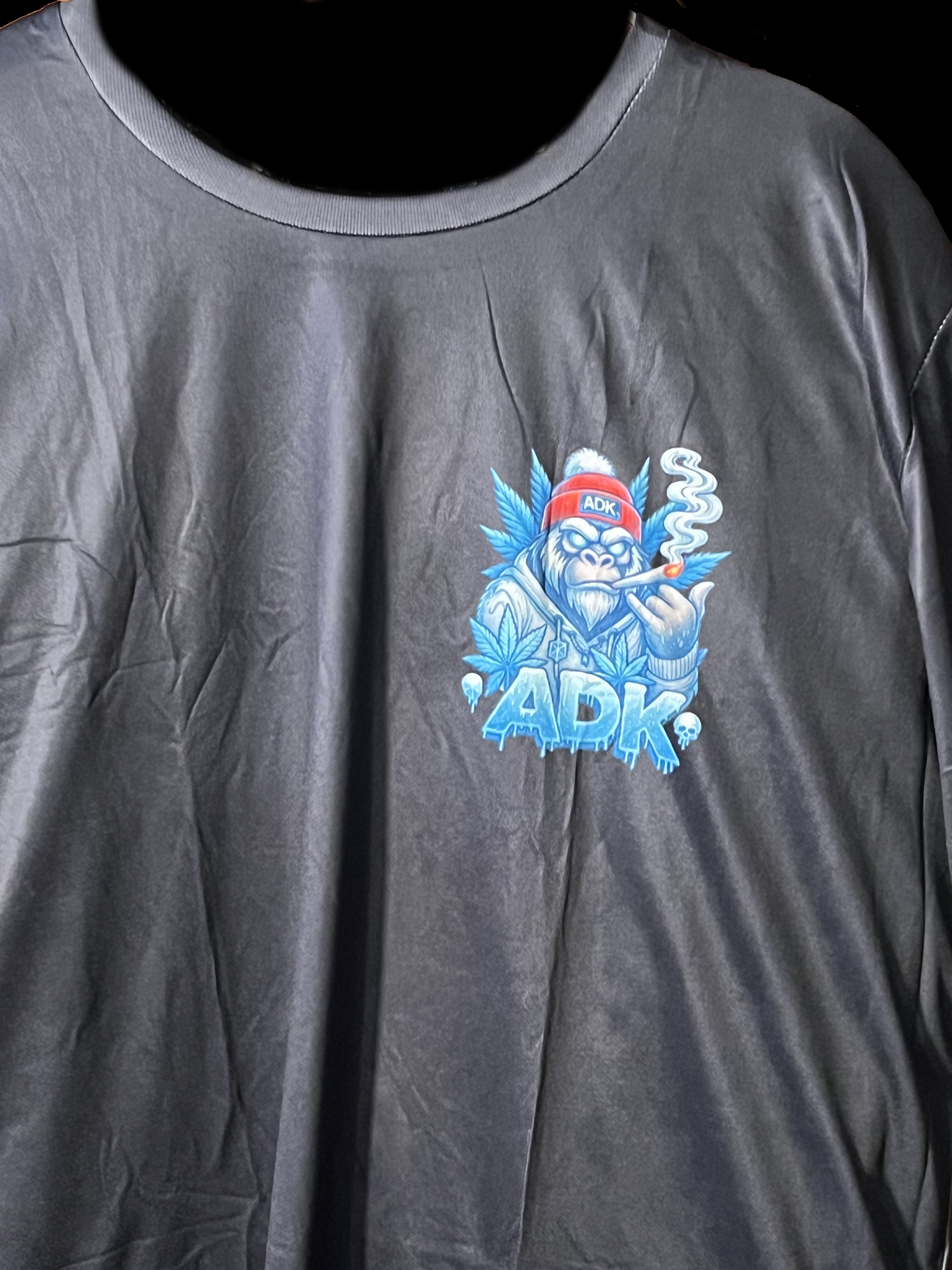 ADK Gorilla Ice Tee – Custom Sleeve Text Available