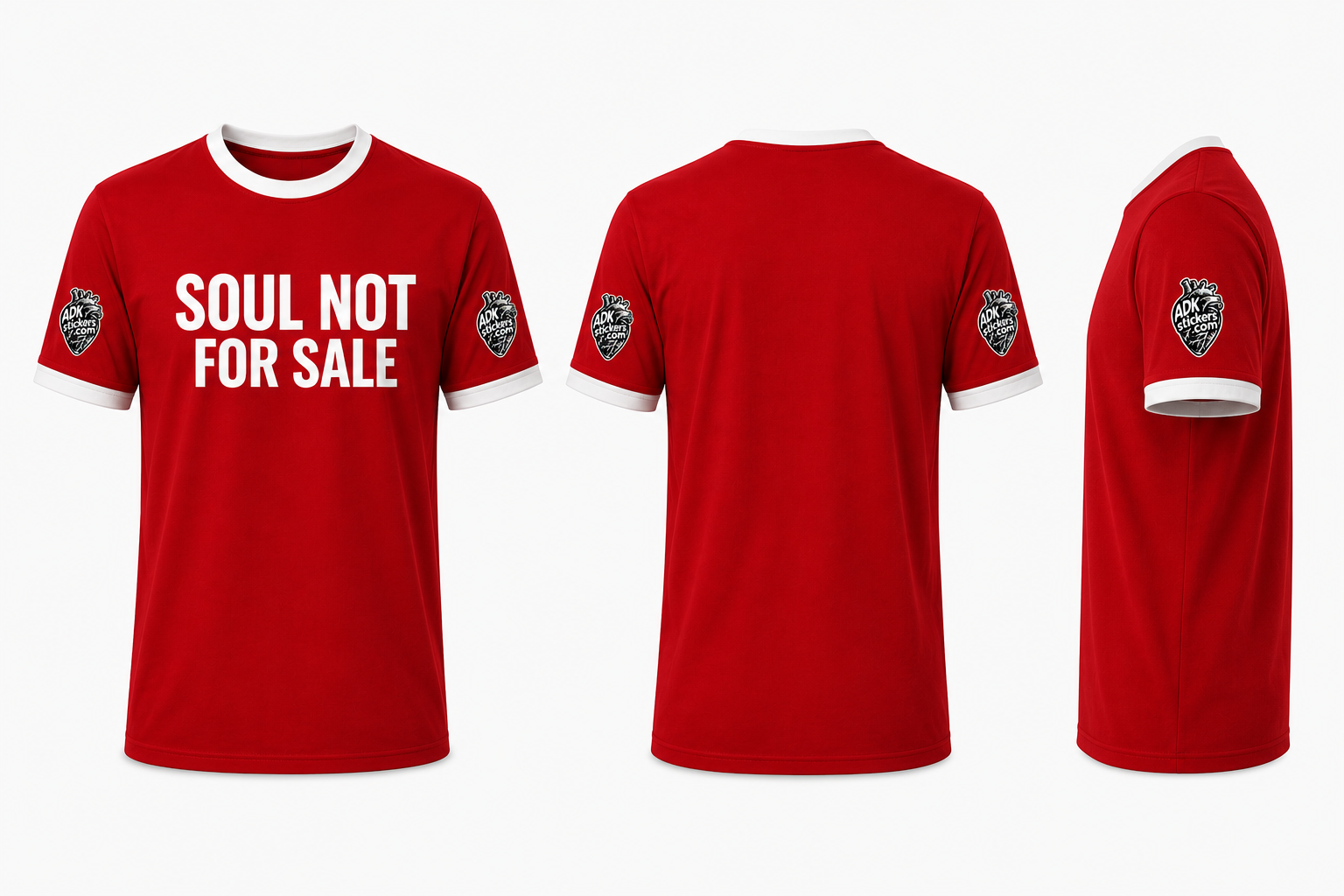 SOUL NOT FOR SALE - ADKstickers Company T Shirt!