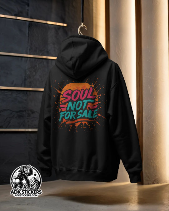 SOUL NOT FOR SALE  Hoodie - Exclusive drop. Only at ADK Stickers! 