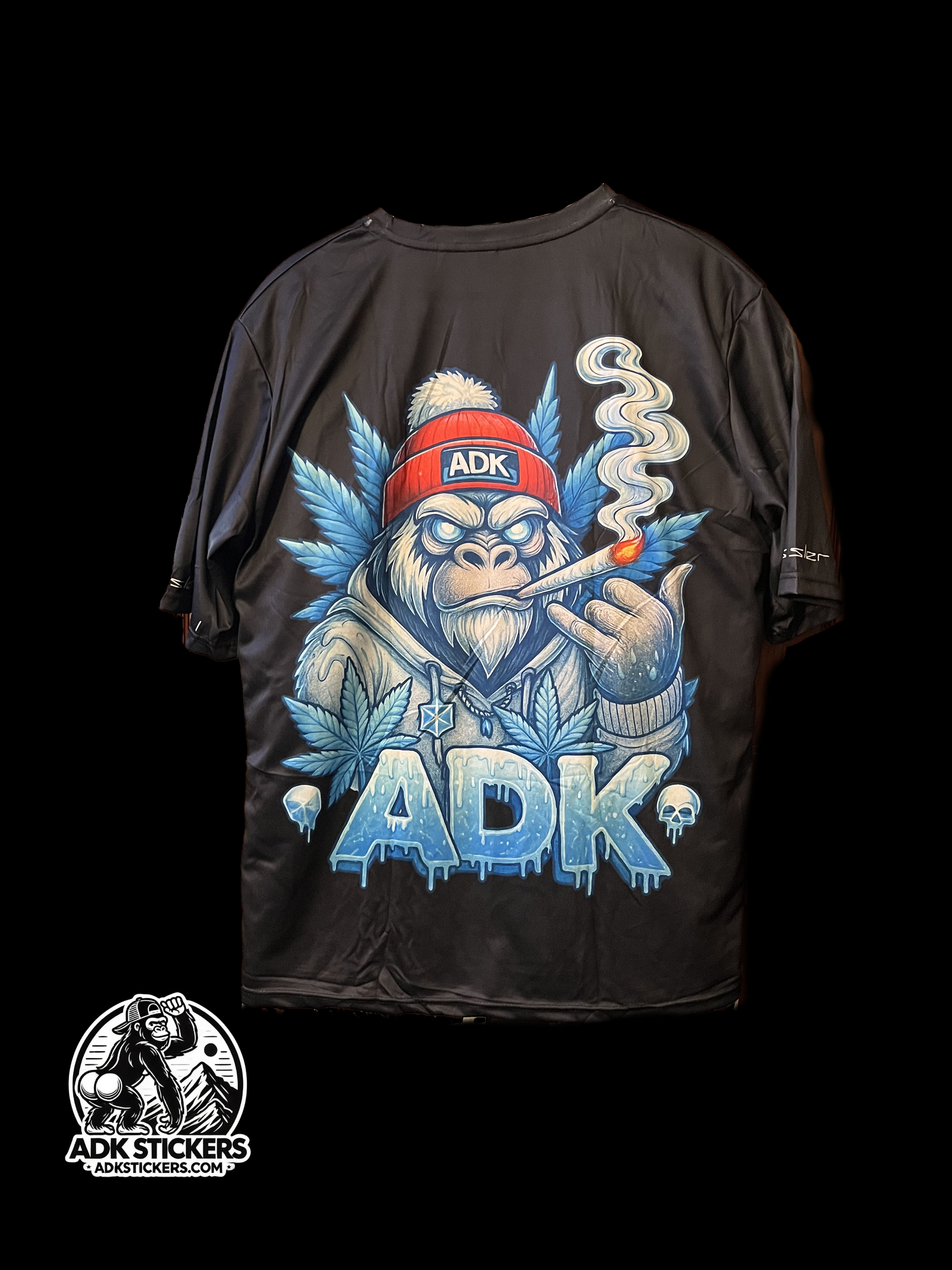 ADK Gorilla Ice Tee – Custom Sleeve Text Available