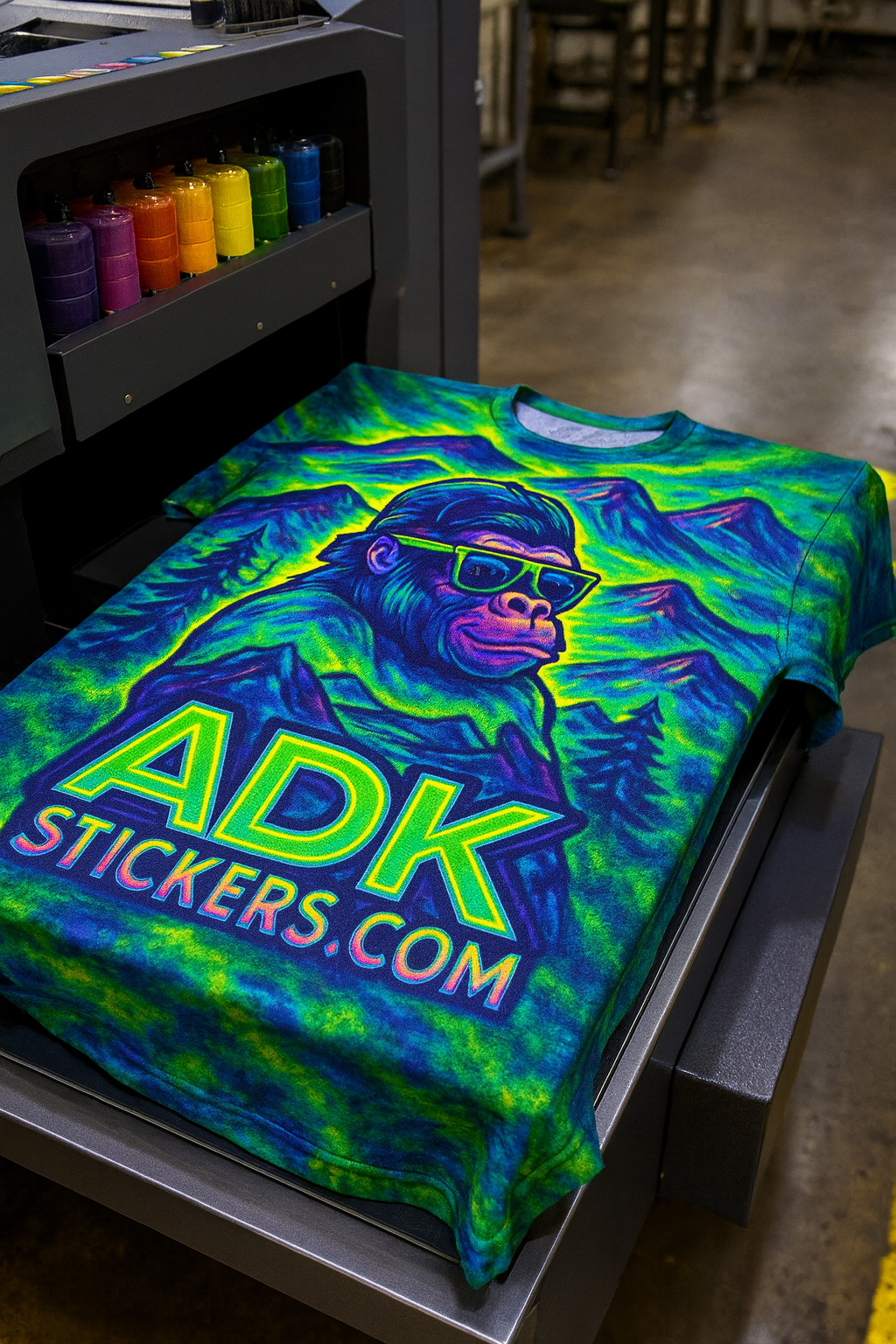 All-Over Print Custom T-Shirts (Full-Body Design) | ADK stickers 