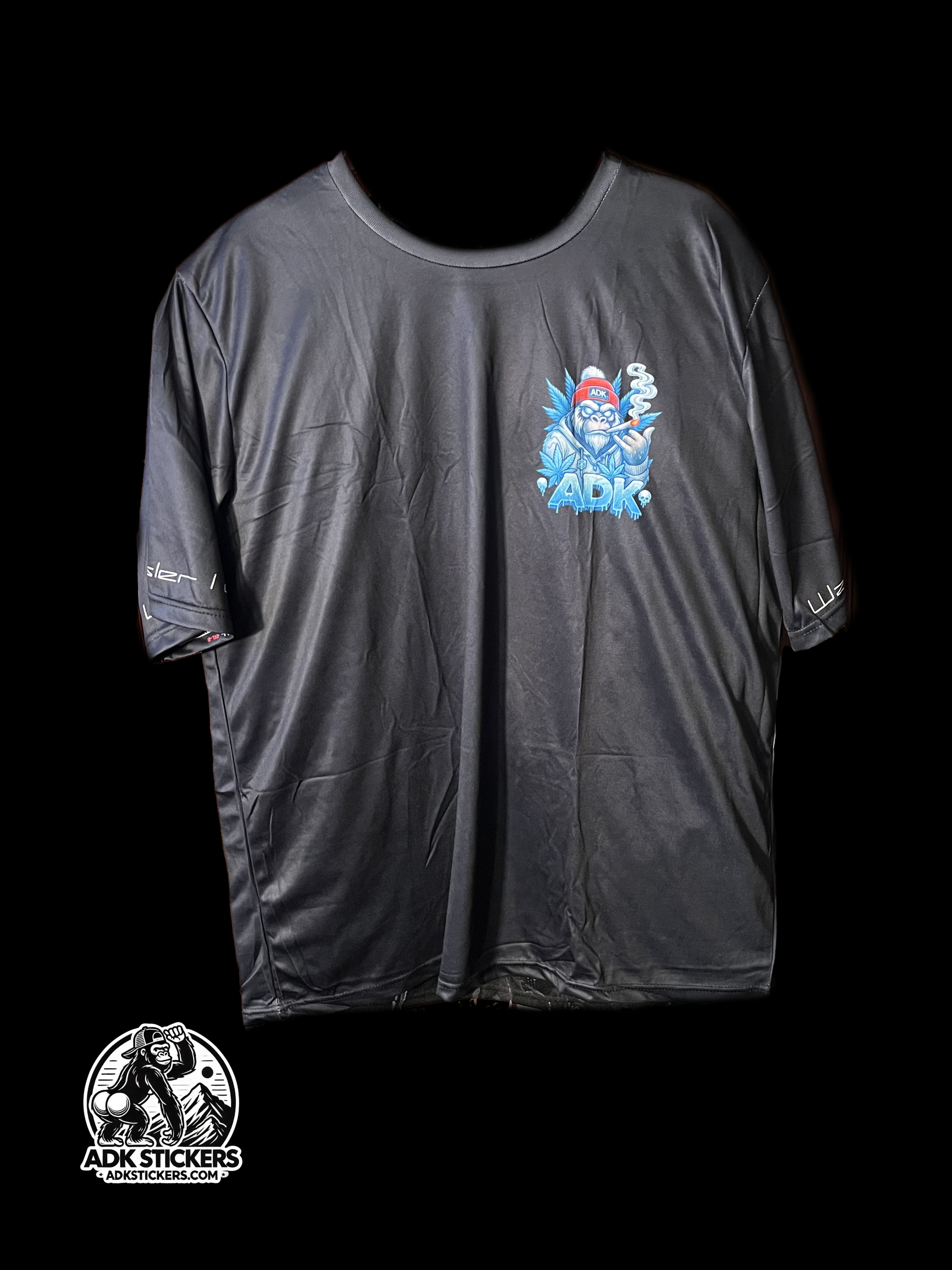 ADK Gorilla Ice Tee – Custom Sleeve Text Available