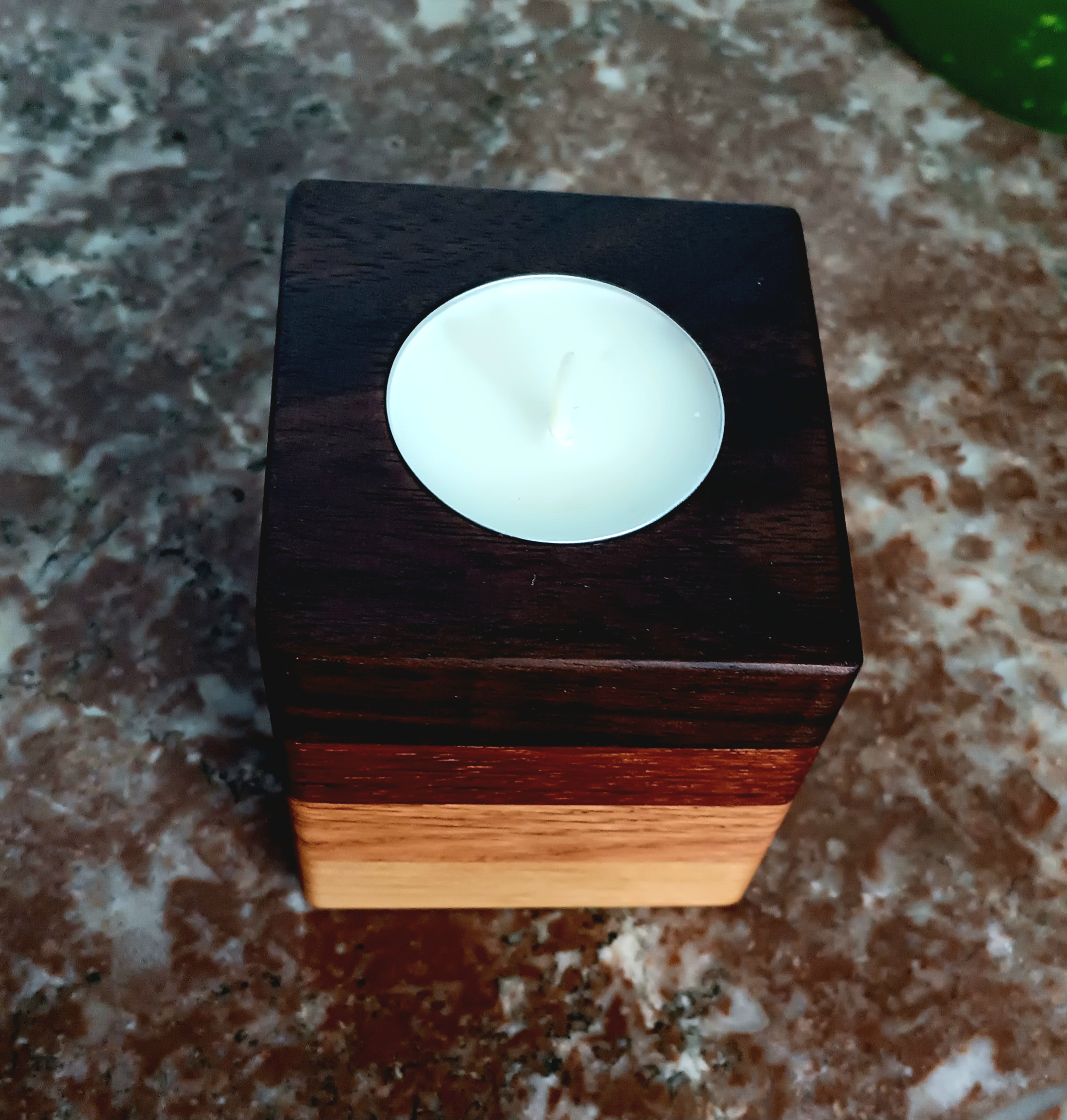 Wooden Candle Holder