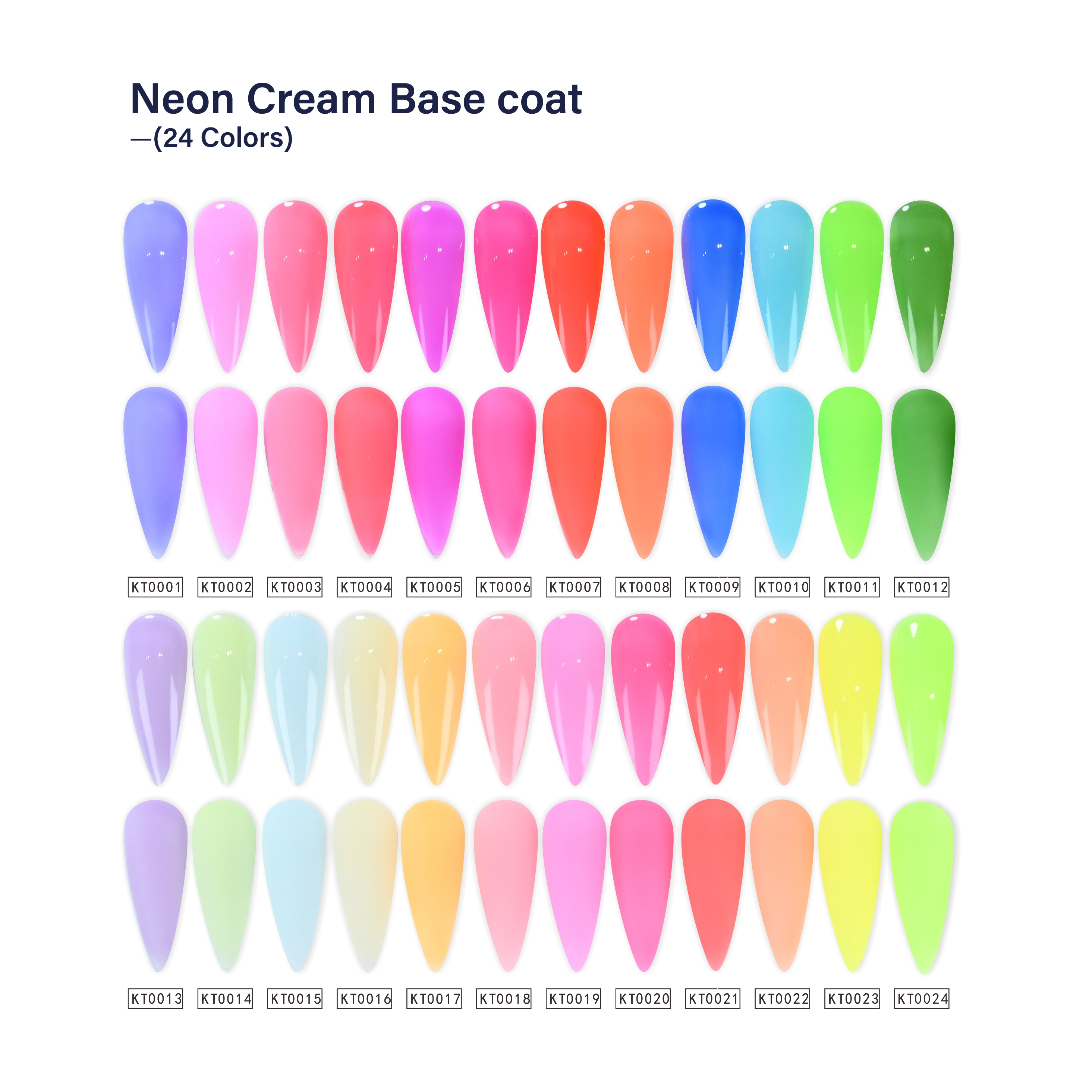 Neon Cream Base Coat