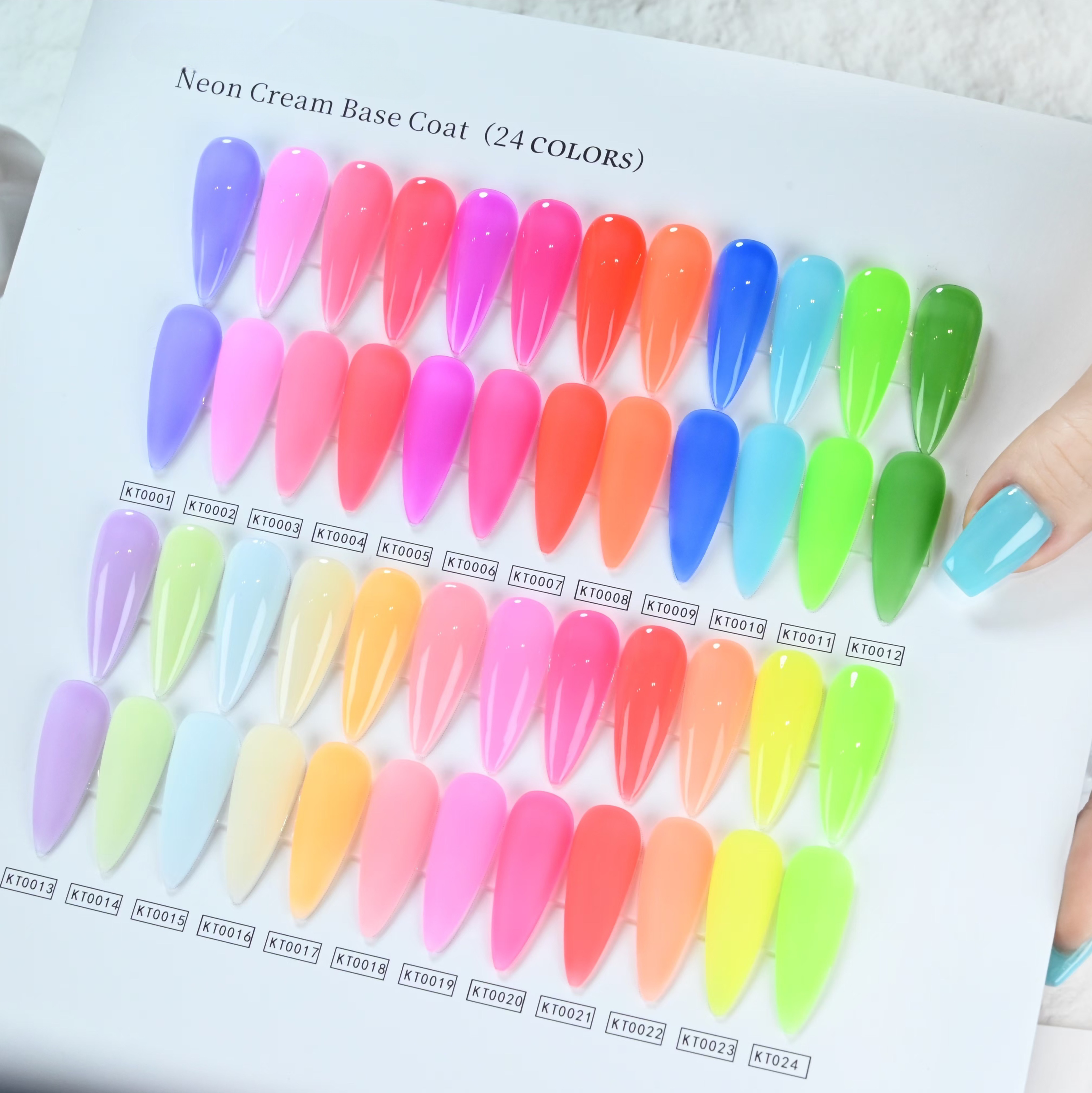 Neon Cream Base Coat