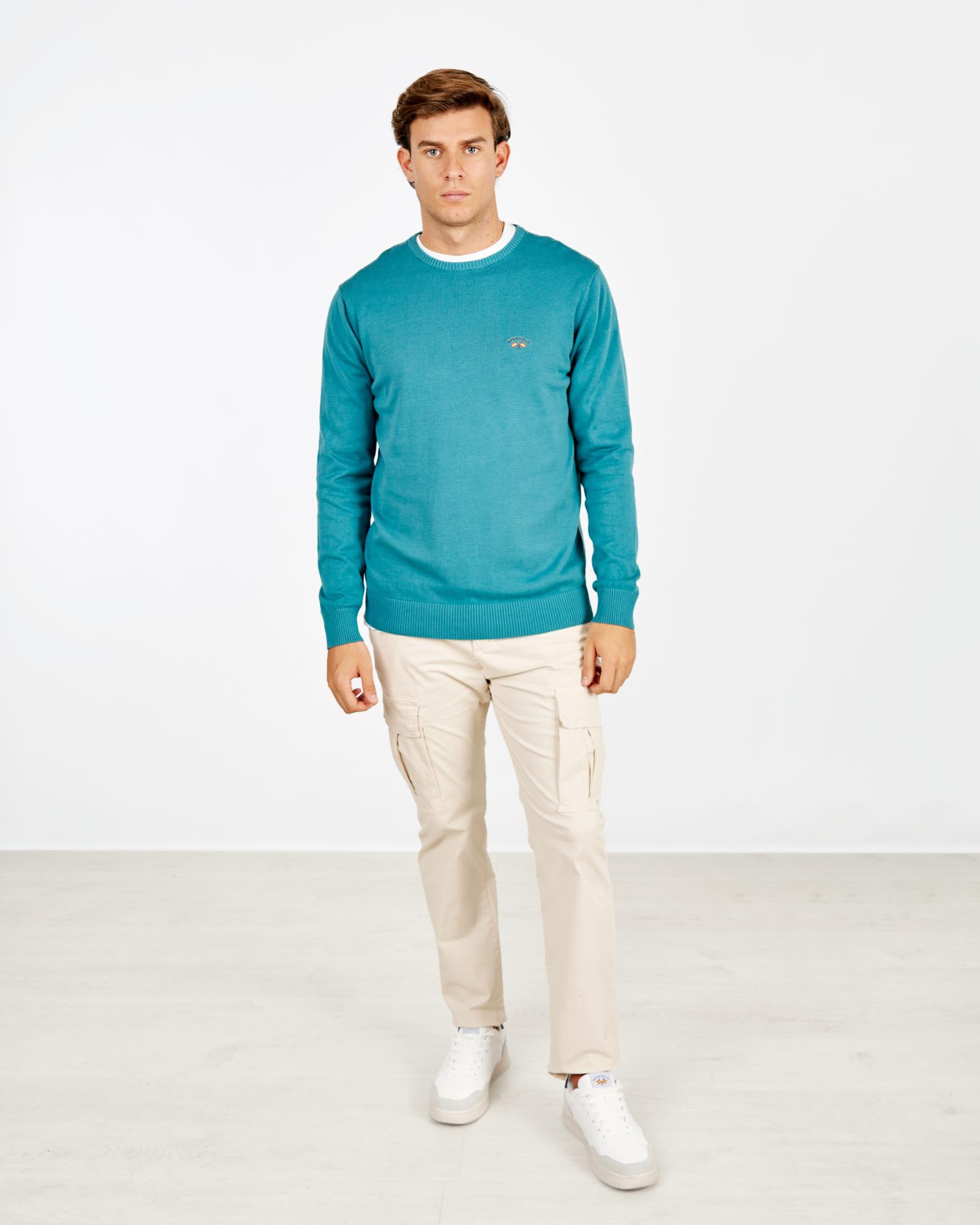 JERSEY CUELLO CAJA BÁSICO AZUL CLARO