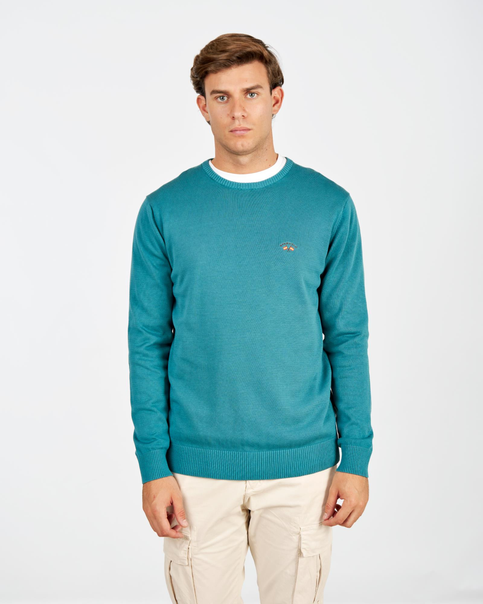 JERSEY CUELLO CAJA BÁSICO AZUL CLARO