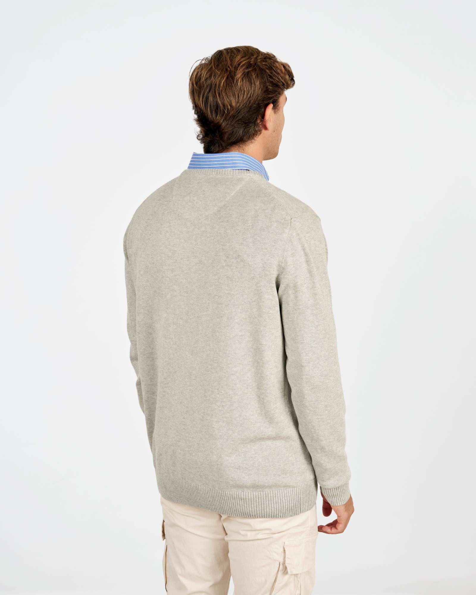 JERSEY CUELLO CAJA BÁSICO GRIS