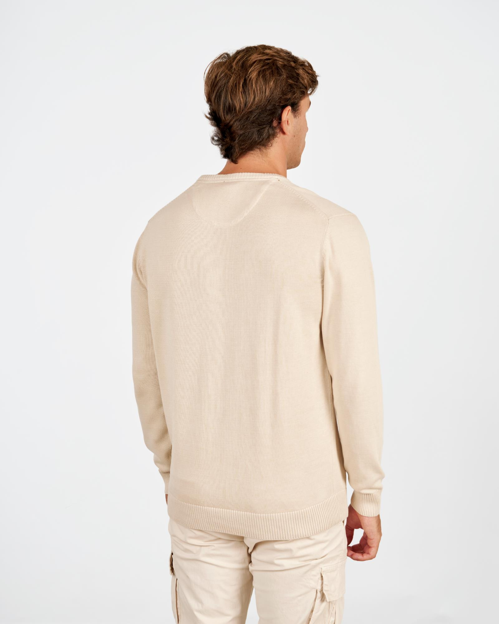 JERSEY CUELLO CAJA BÁSICO BEIGE