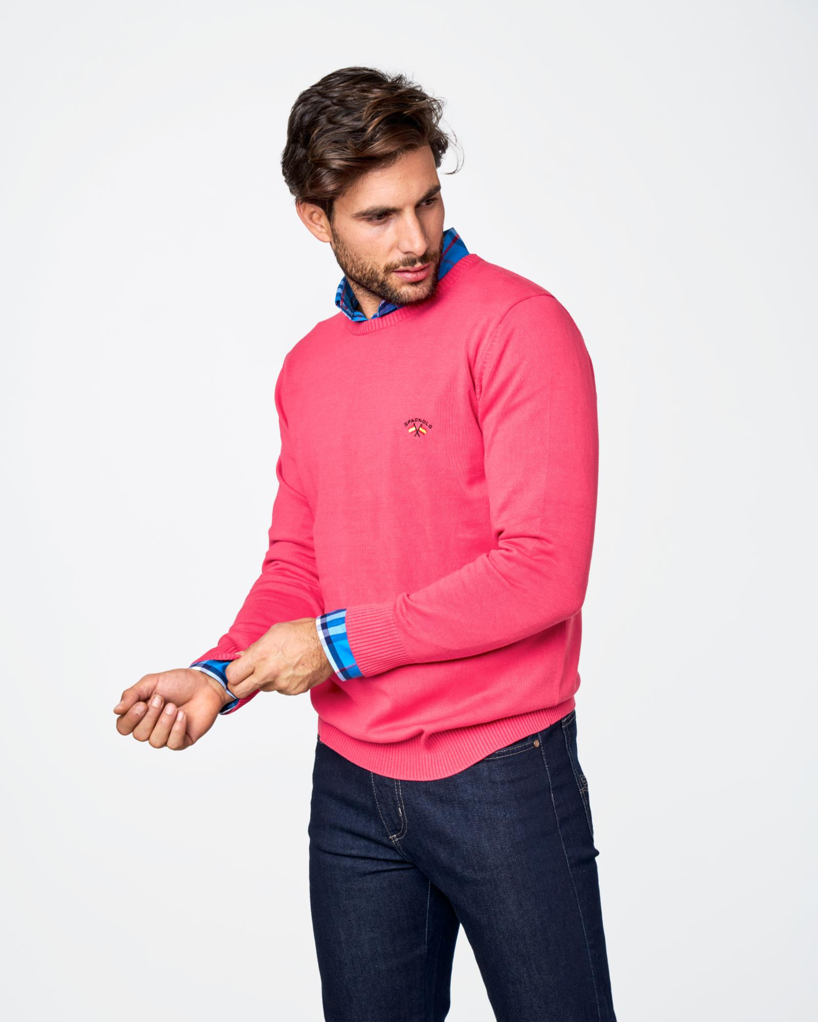 JERSEY CUELLO CAJA BÁSICO CORAL