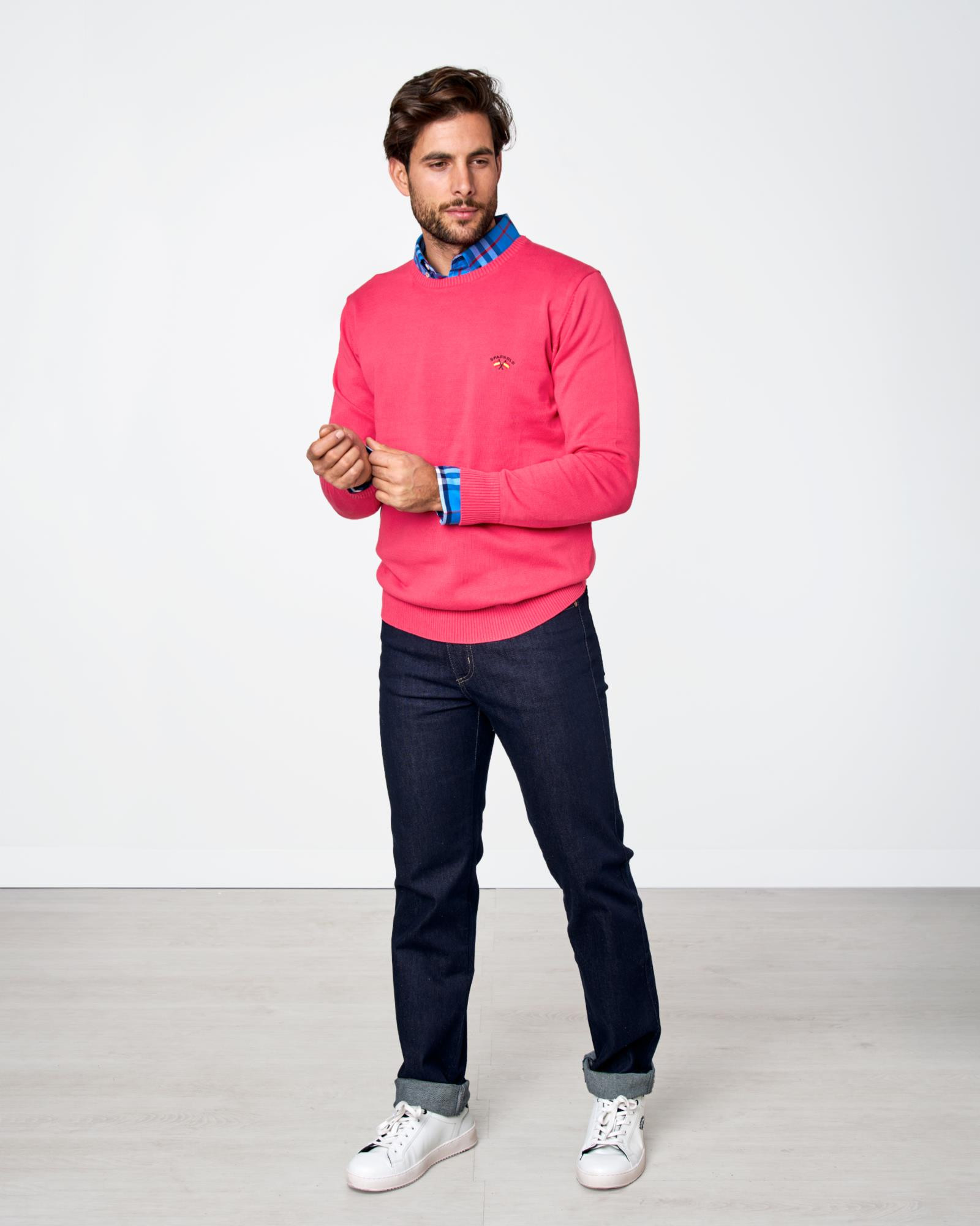 JERSEY CUELLO CAJA BÁSICO CORAL