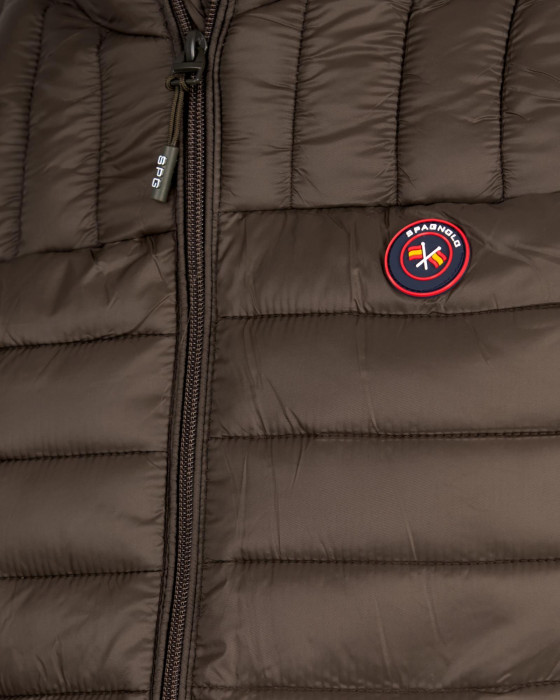 CHALECO ACOLCHADO LIGERO MARRÓN