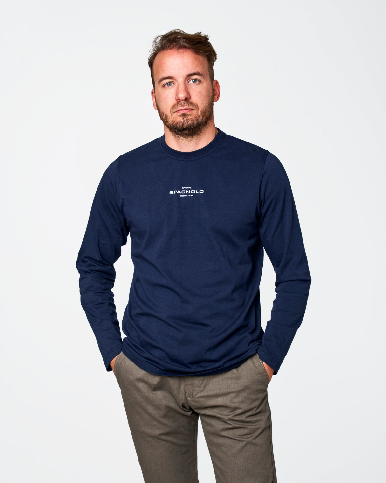 CAMISETA MANGA LARGA ORIGINAL 1933 AZUL MARINO