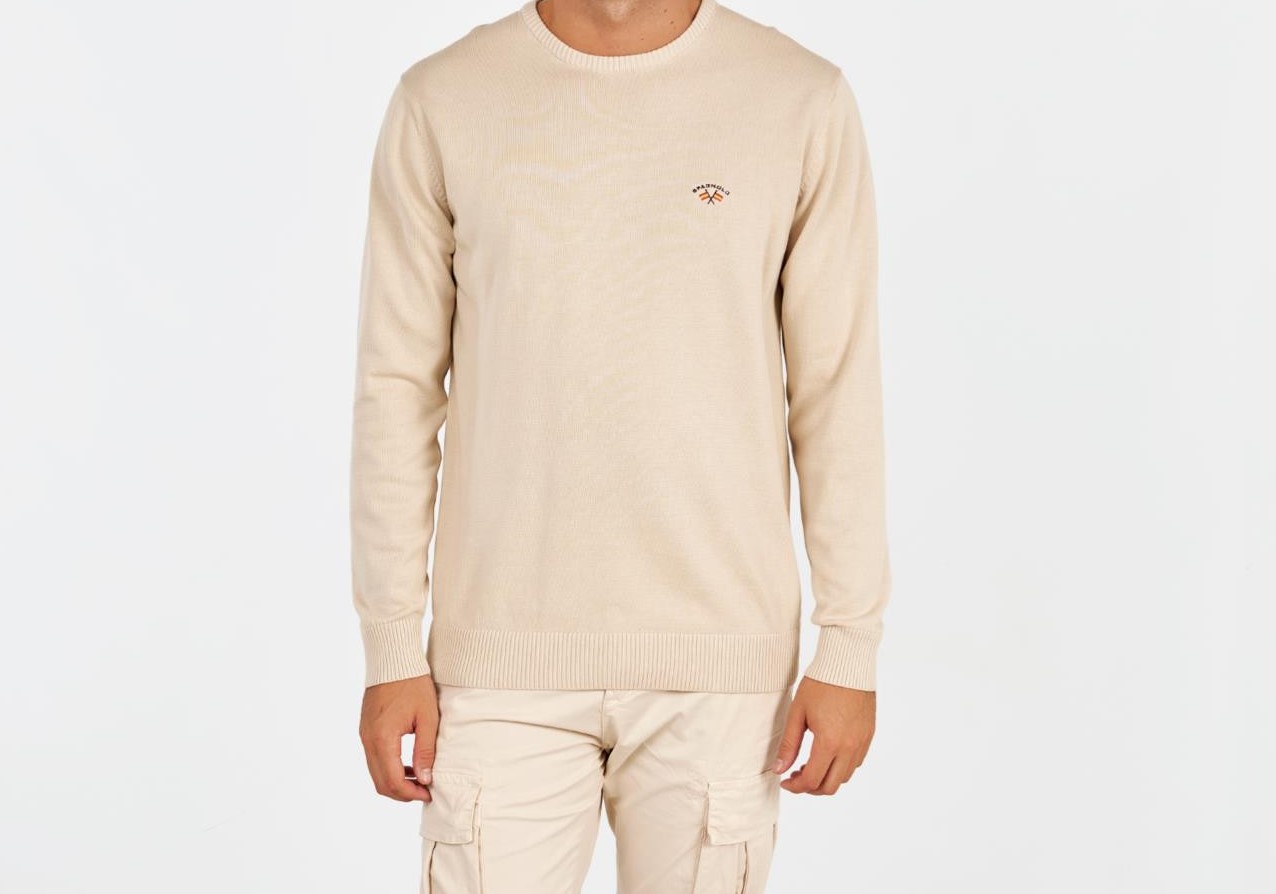 JERSEY CUELLO CAJA BÁSICO BEIGE