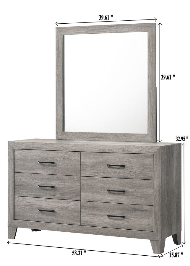 Hopkins Driftwood Full Bedroom Set