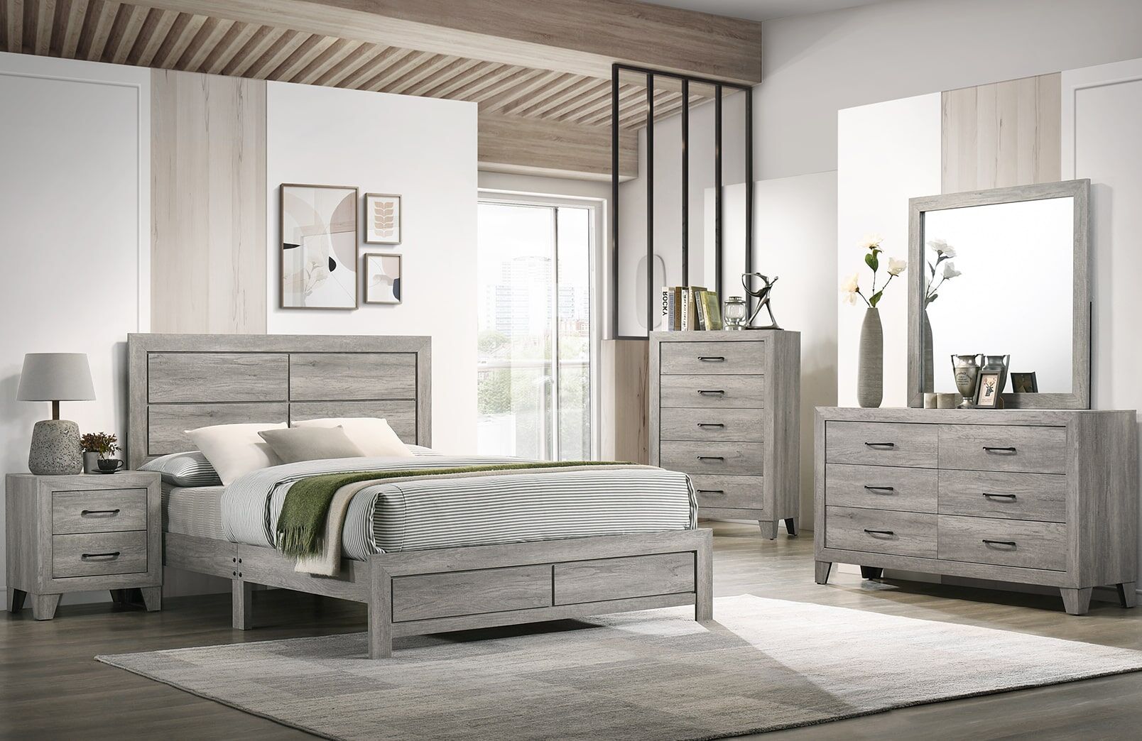 Hopkins Driftwood Full Bedroom Set