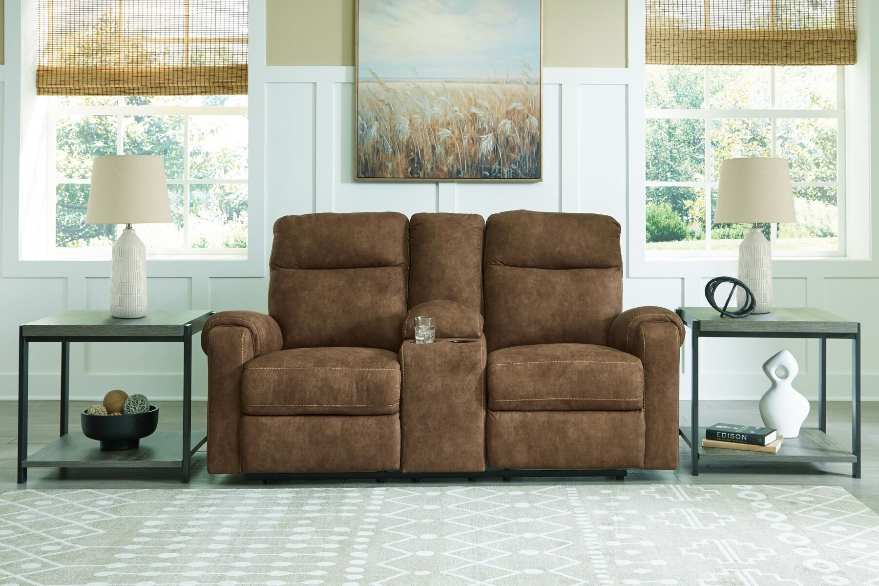 Edenwold Brindle Sofa and Loveseat Set