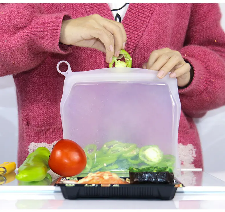 Reusable Silicone Food Storage Bags