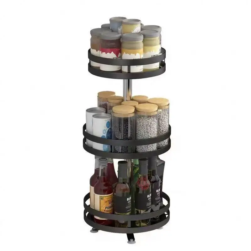 Rotating Spice Rack Organizer