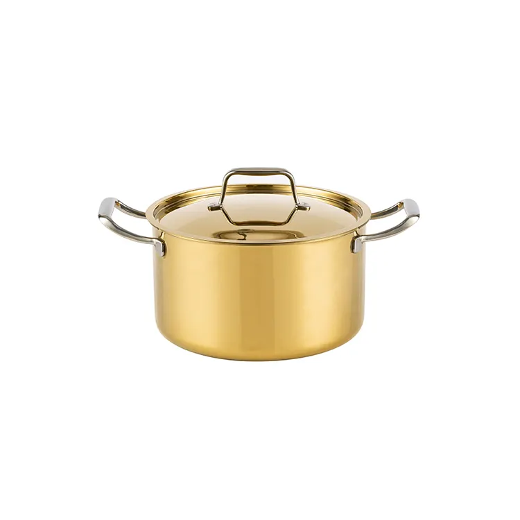 Gold Stainless Steel Stockpot
