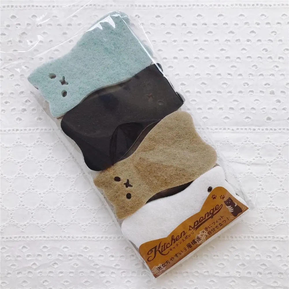 Cat Shaped Kitchen Sponges
