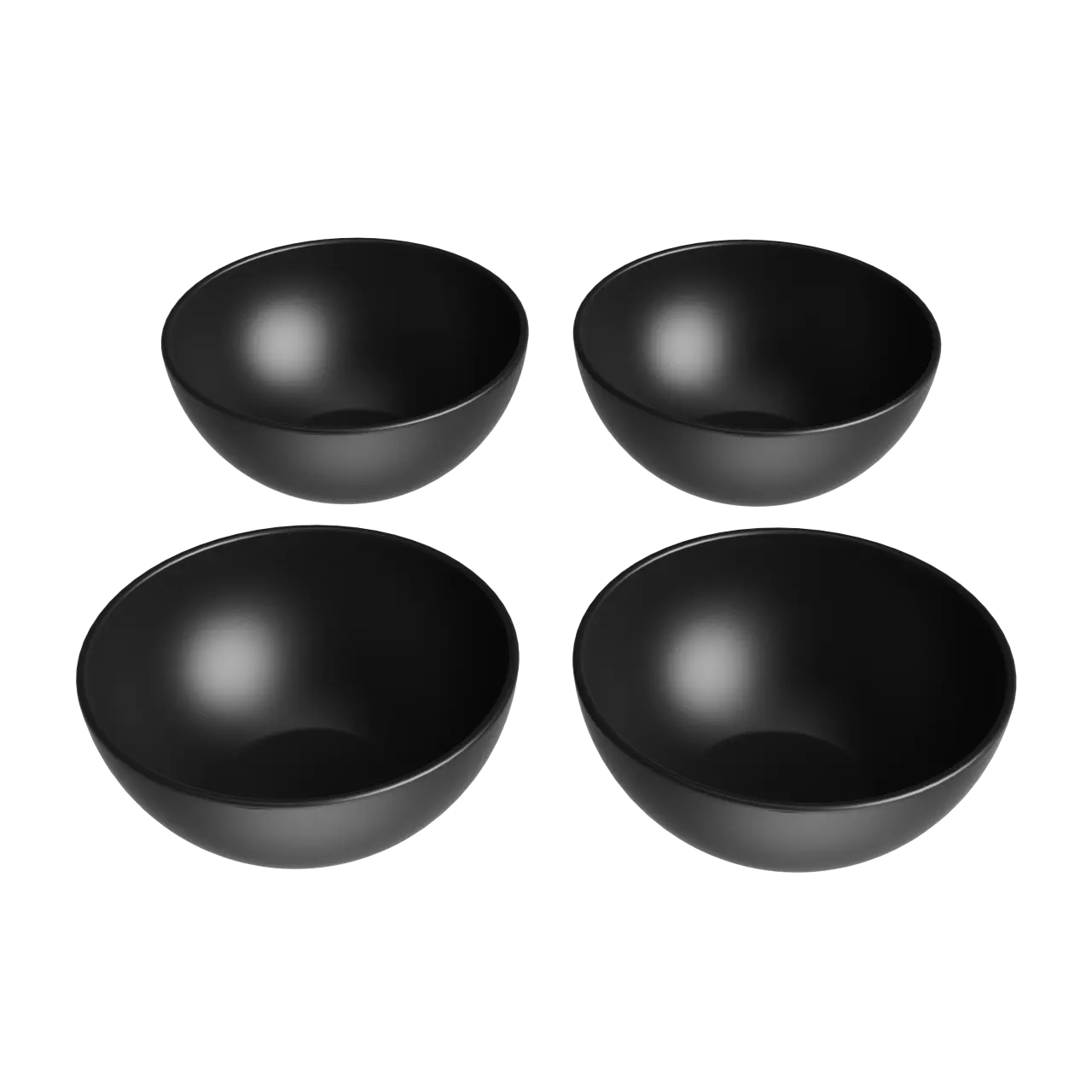 Matte Black Dinnerware Set