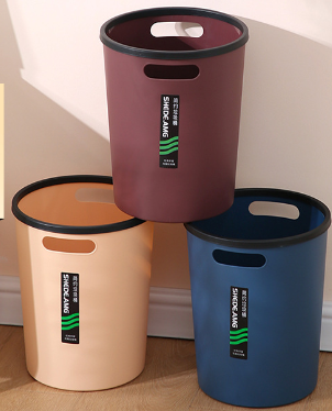 Multi-Colored Waste Bins