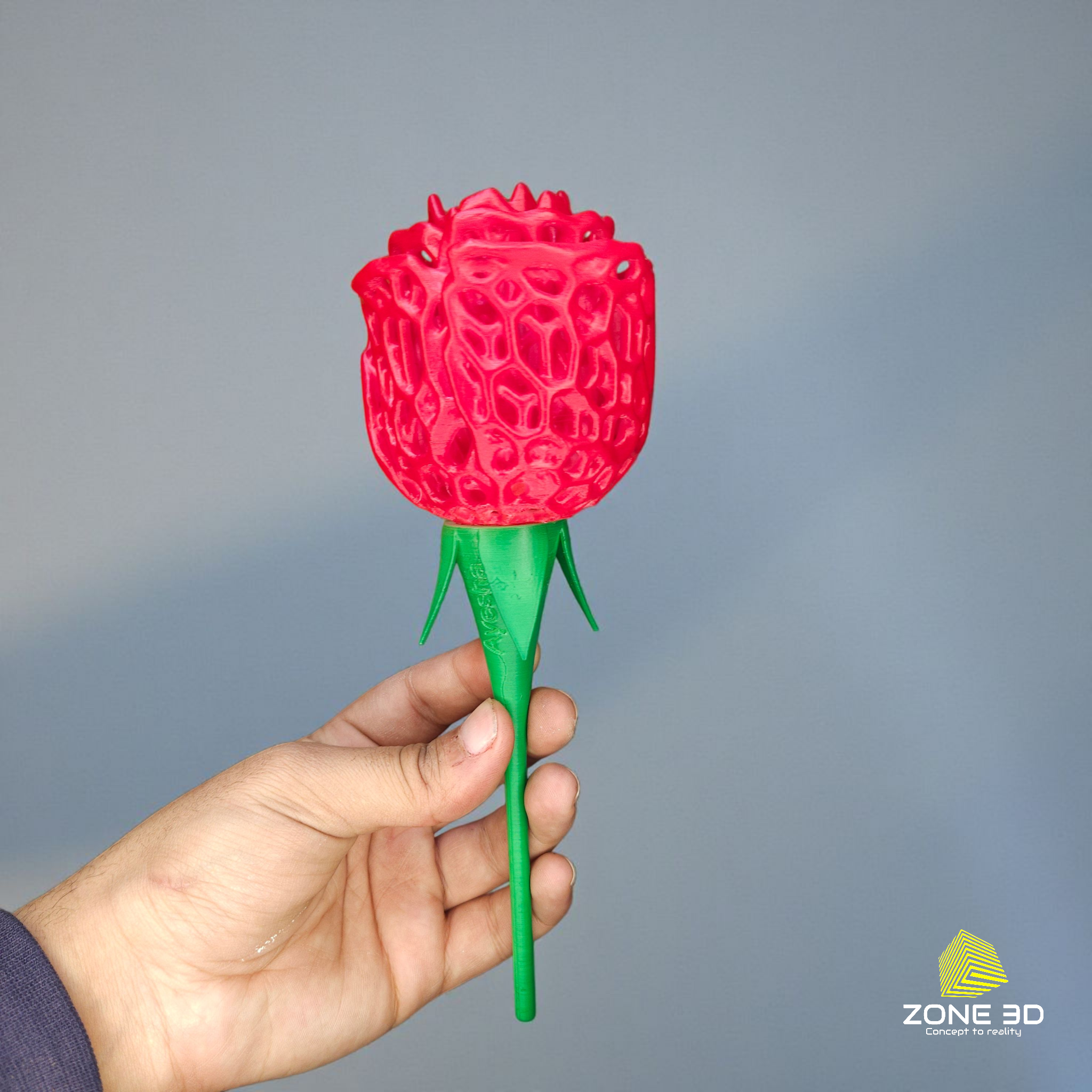 3D Printed Rose