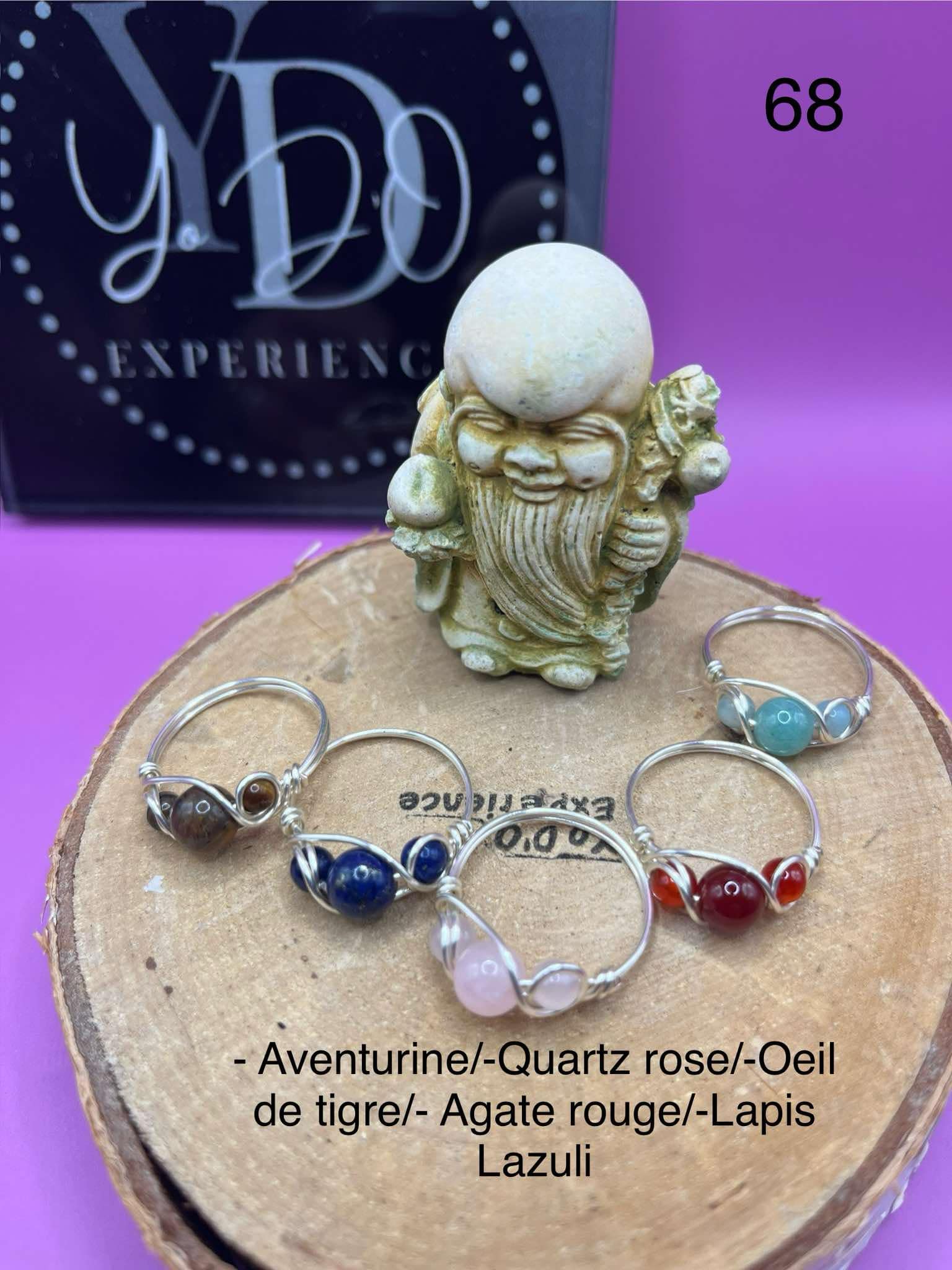 Set of Gemstone Rings